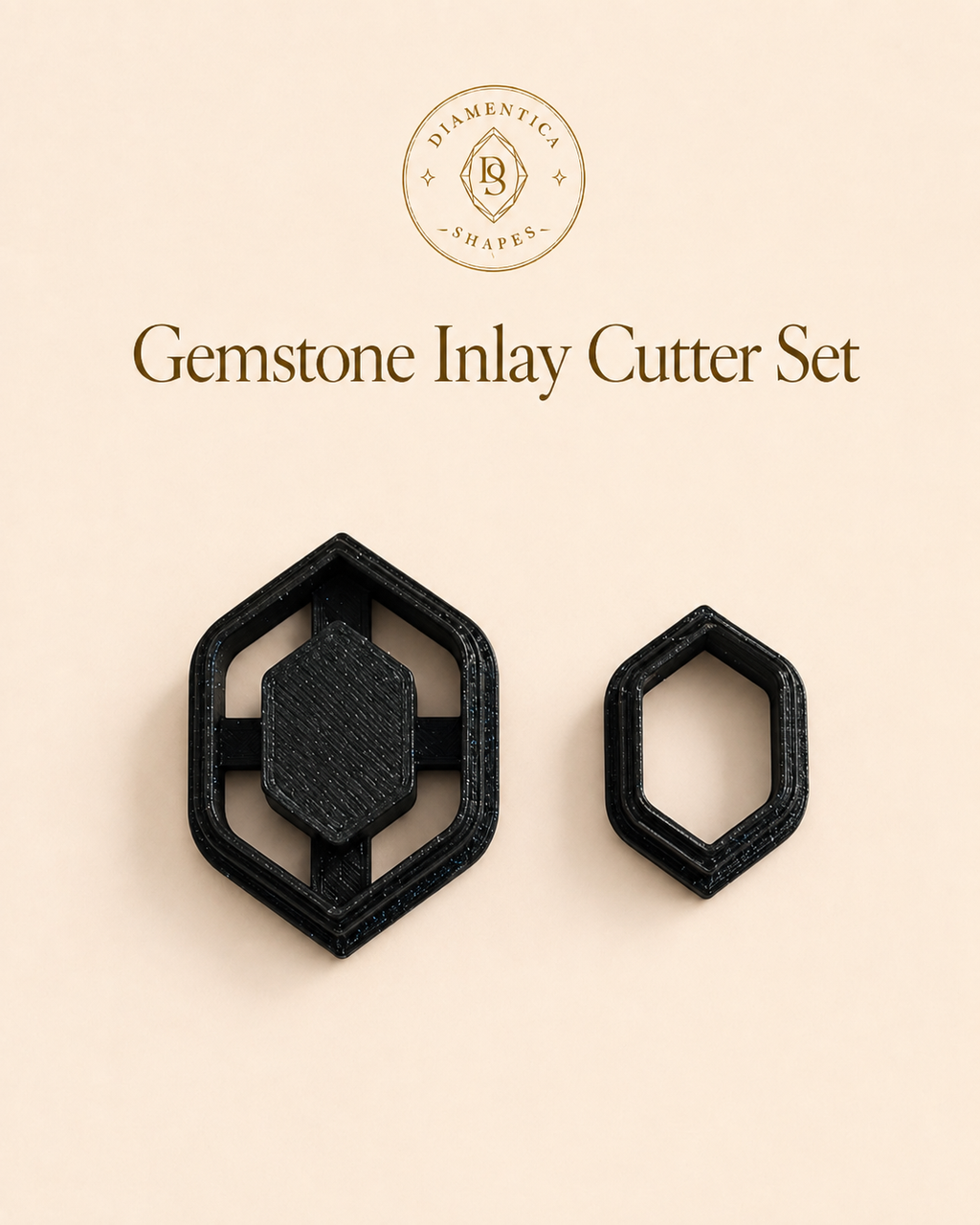 Gemstone Inlay Polymer Clay Cutter Set