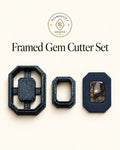 Framed Gem Polymer Clay Cutter Set