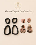 Mirrored Organic Geo Polymer Clay Cutter Set