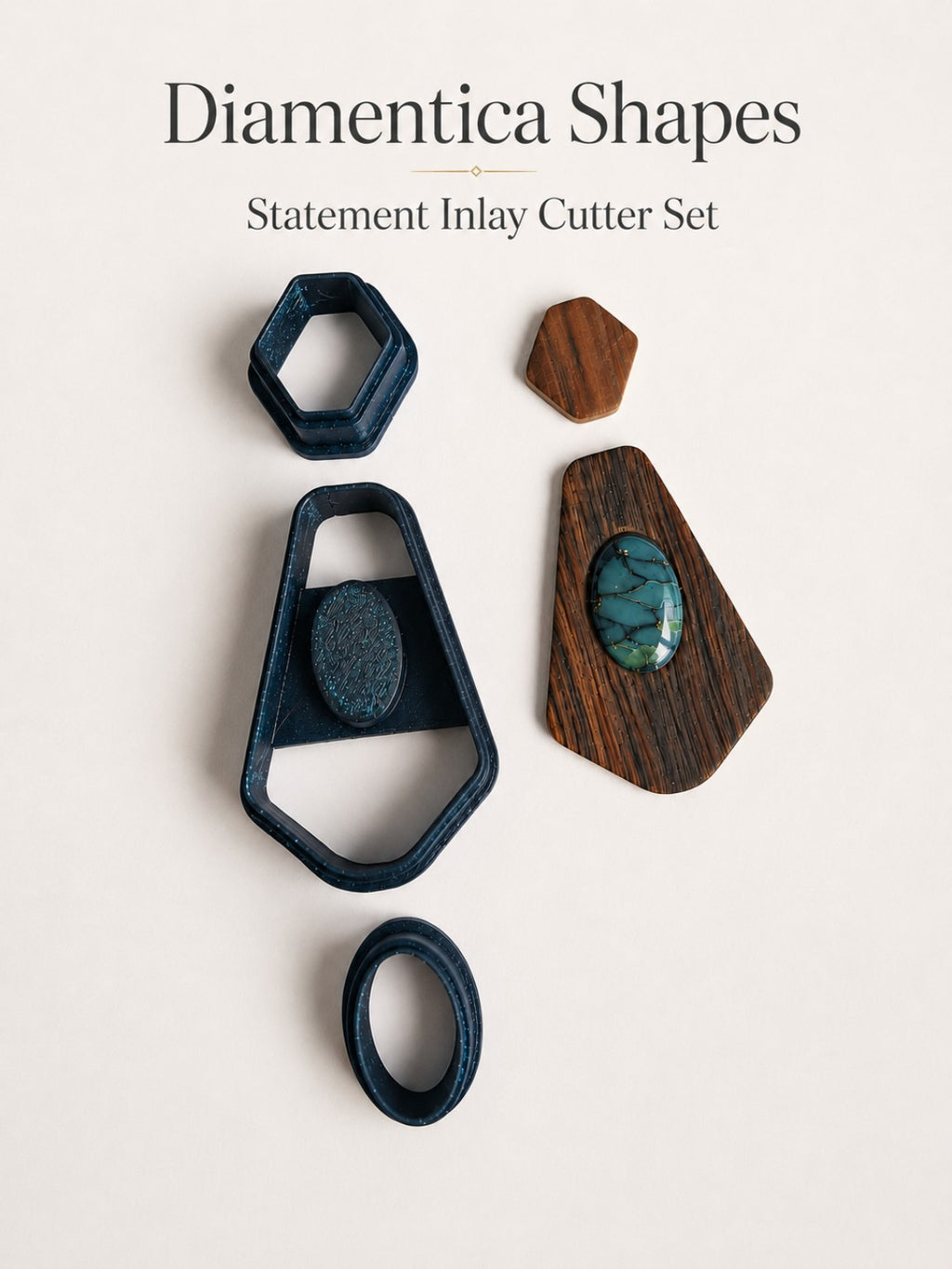 Statement Inlay Polymer Clay Cutter Set