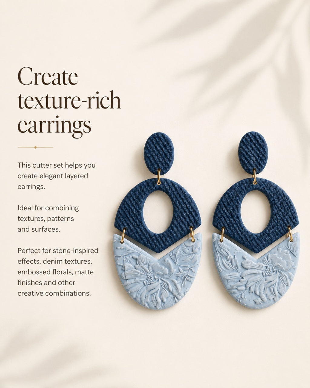 Modular Oval Polymer Clay Cutter Set