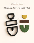 Modular Arc Trio Polymer Clay Cutter Set