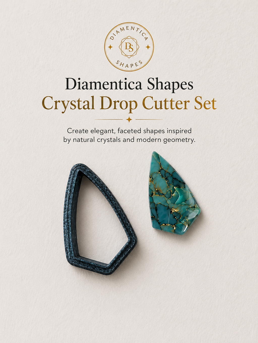 Crystal Drop Polymer Clay Cutter Set
