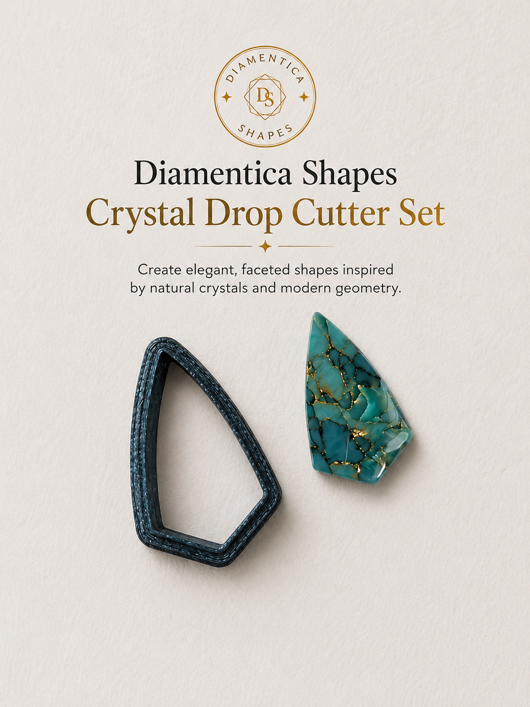 Crystal Drop Polymer Clay Cutter Set