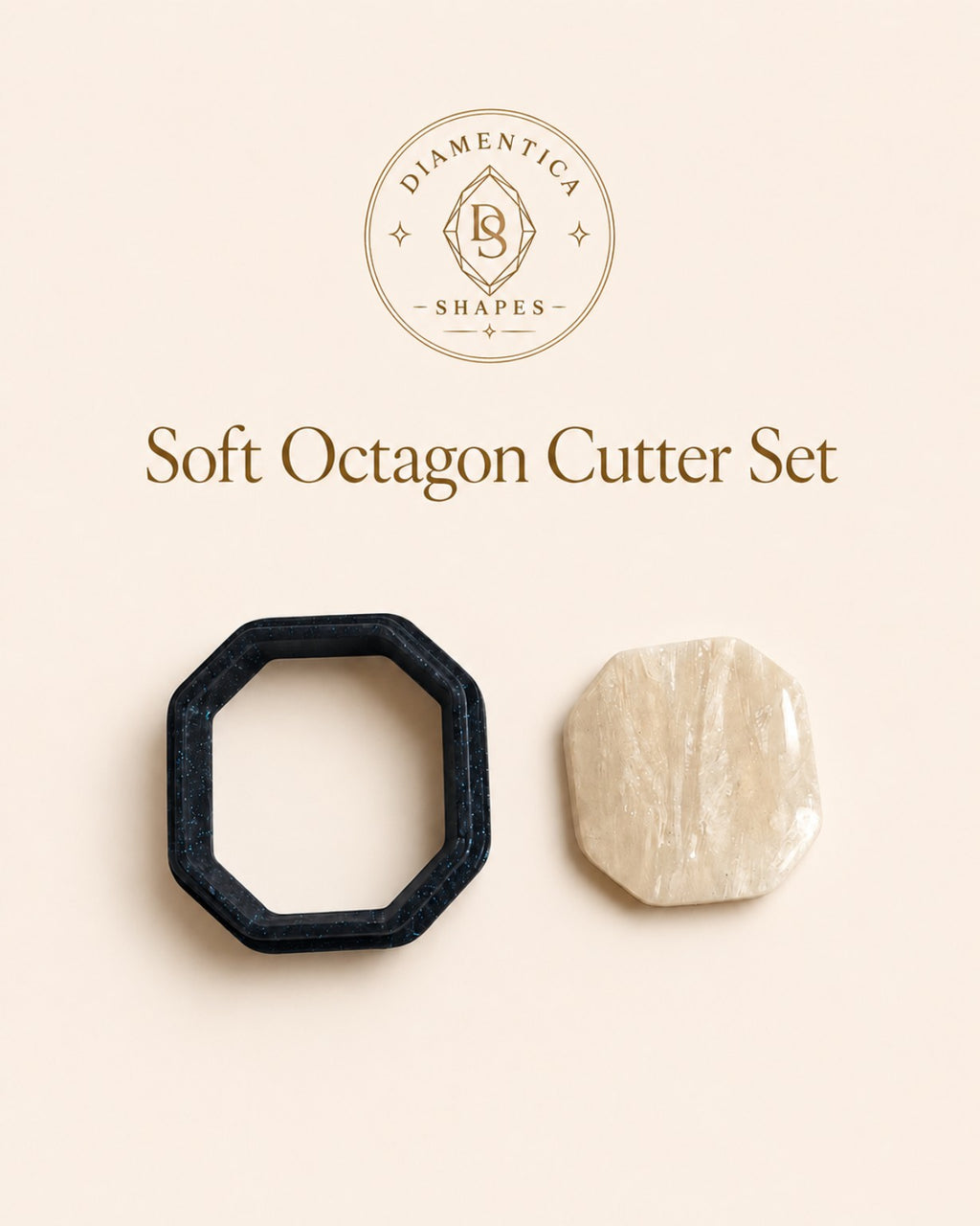 Soft Octagon Polymer Clay Cutter Set