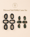 Mirrored Soft Pebble Polymer Clay Cutter Set