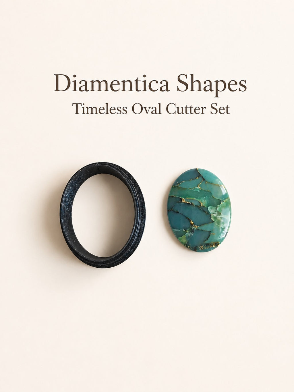 Timeless Oval Polymer Clay Cutter Set