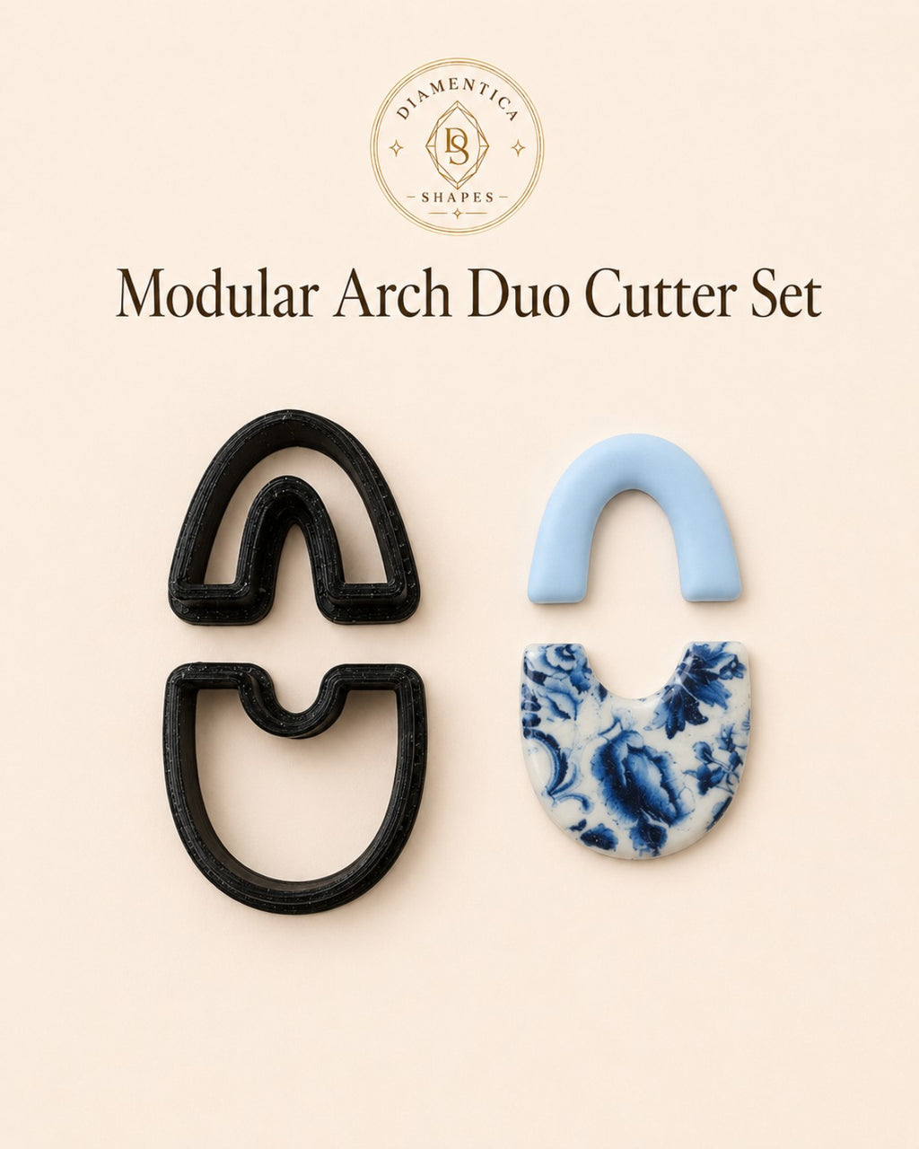 Modular Arch Duo Polymer Clay Cutter  Set