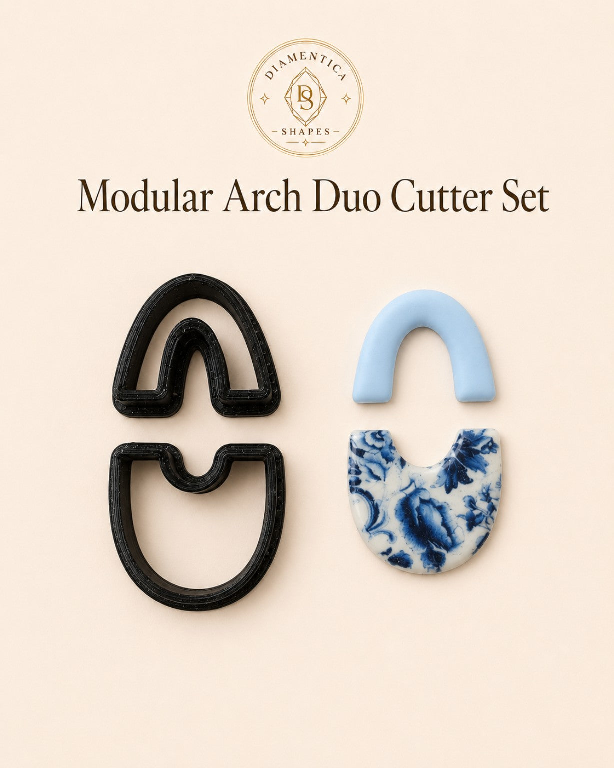 Modular Arch Duo Polymer Clay Cutter  Set