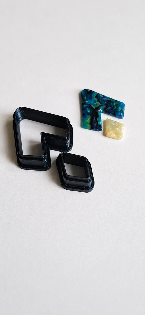 Diamentica Shapes – Geometric Polymer Clay Composition Cutter Set