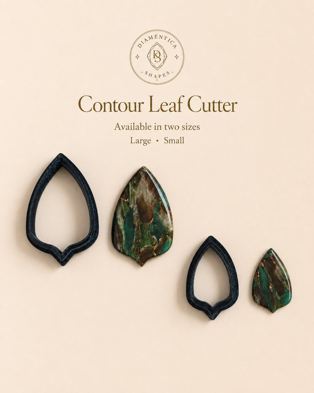 Contour Leaf Cutter – Polymer Clay Cutter