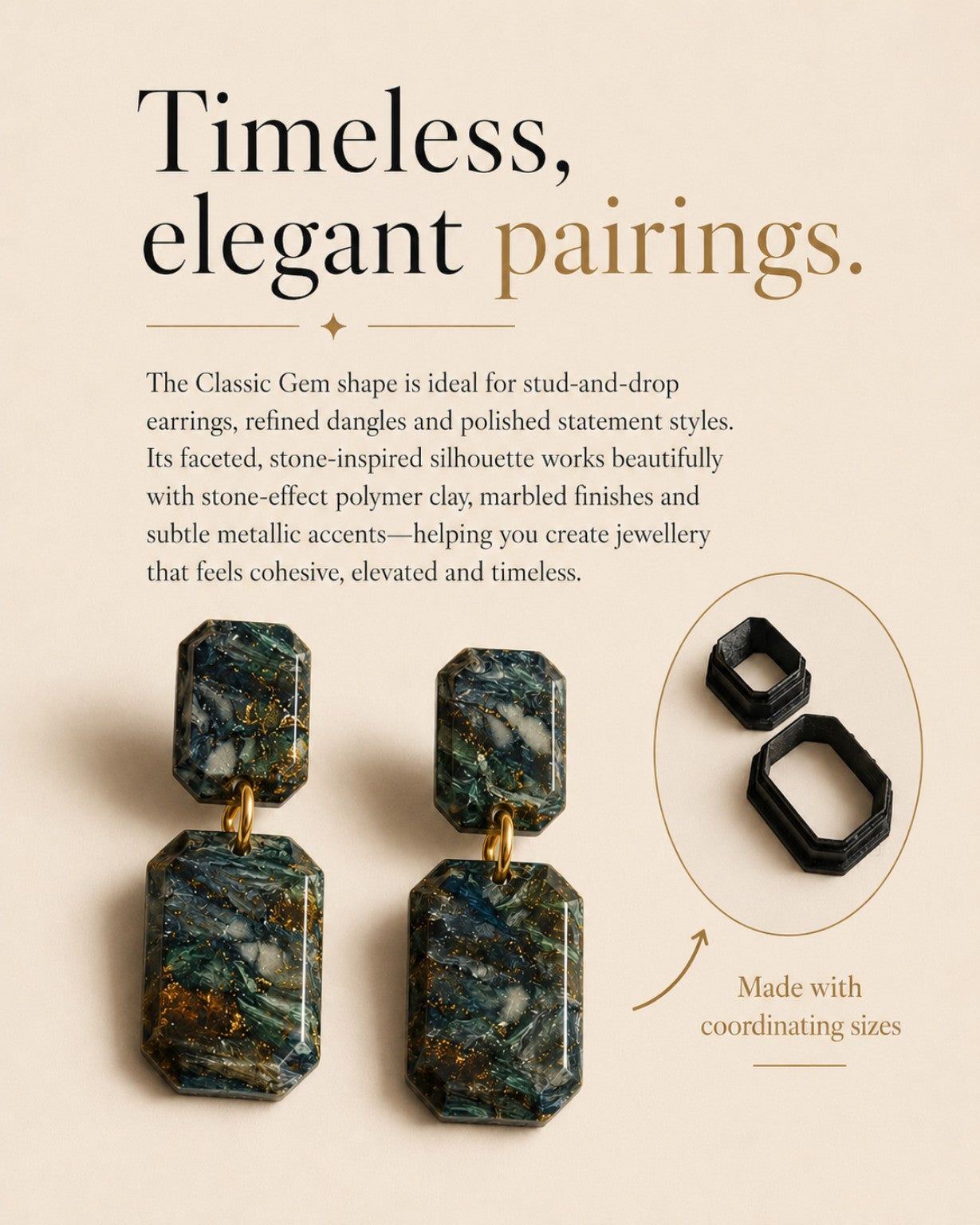 Classic Gem Polymer Clay Cutter