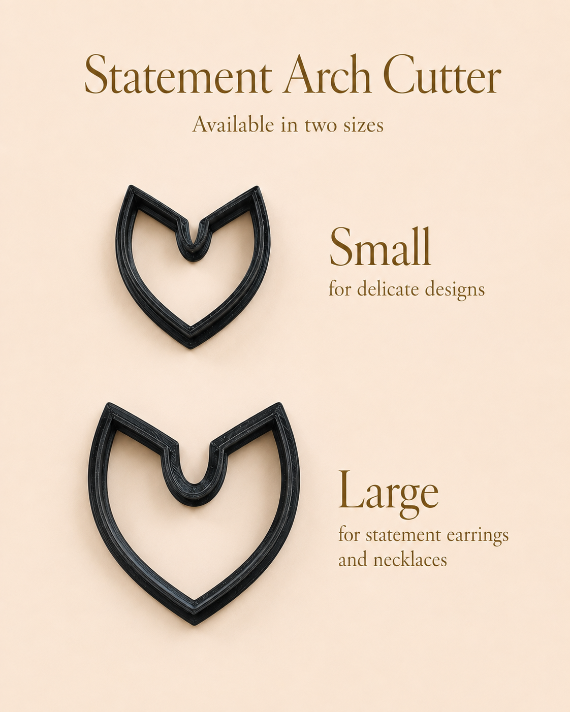 Statement Arch Polymer Clay Cutter