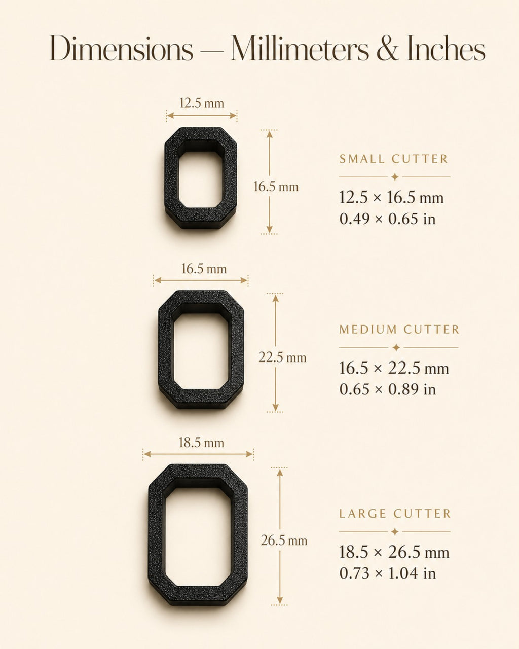 Classic Gem Polymer Clay Cutter