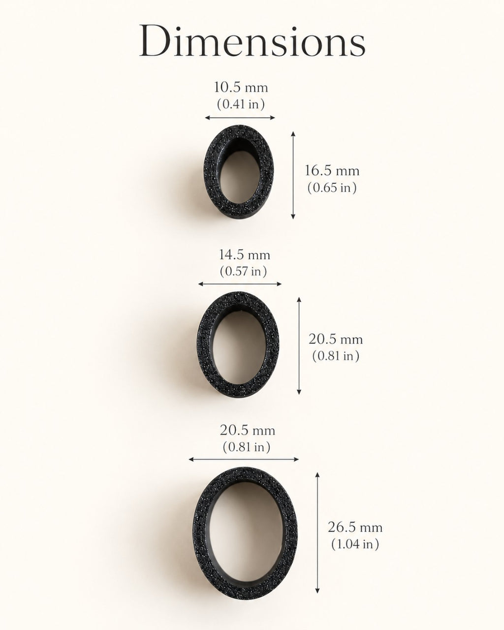Timeless Oval Polymer Clay Cutter Set