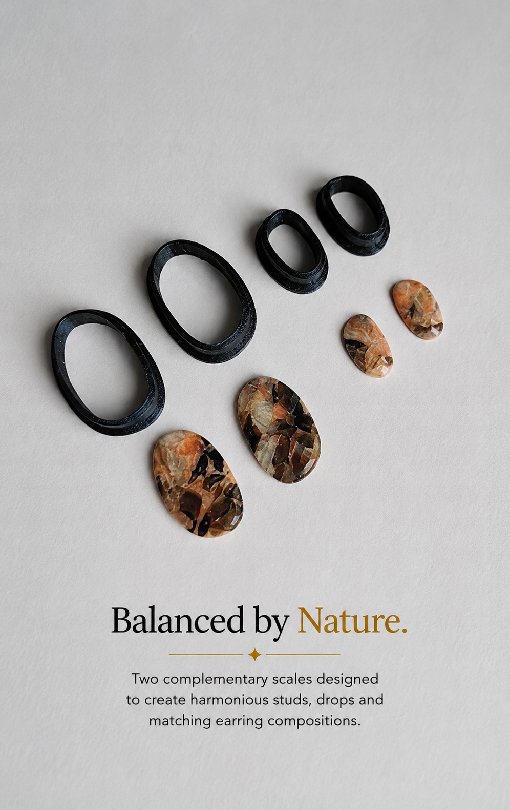 Organic Pebble Polymer Clay Cutter Set