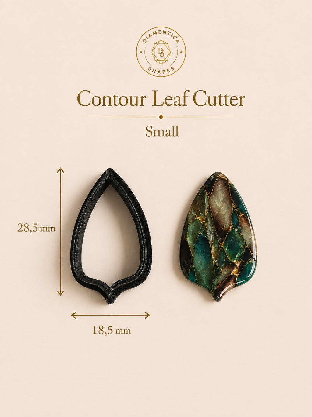 Contour Leaf Cutter – Polymer Clay Cutter