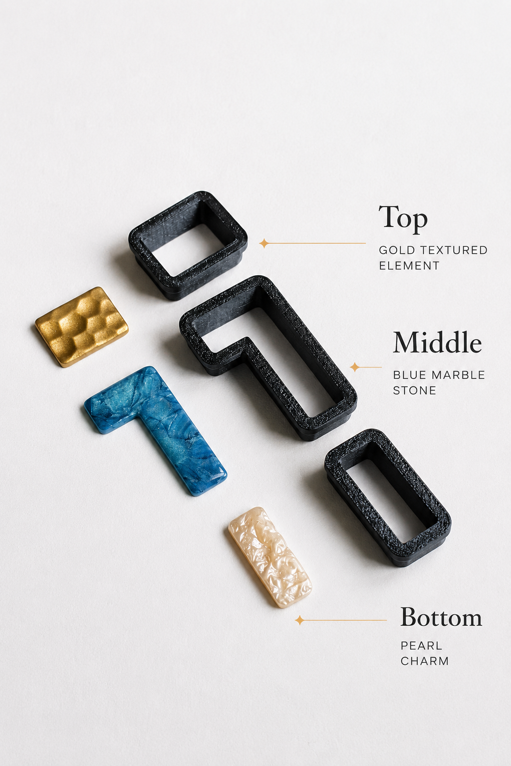 Diamentica Shapes – Modular Polymer Clay Cutter Set