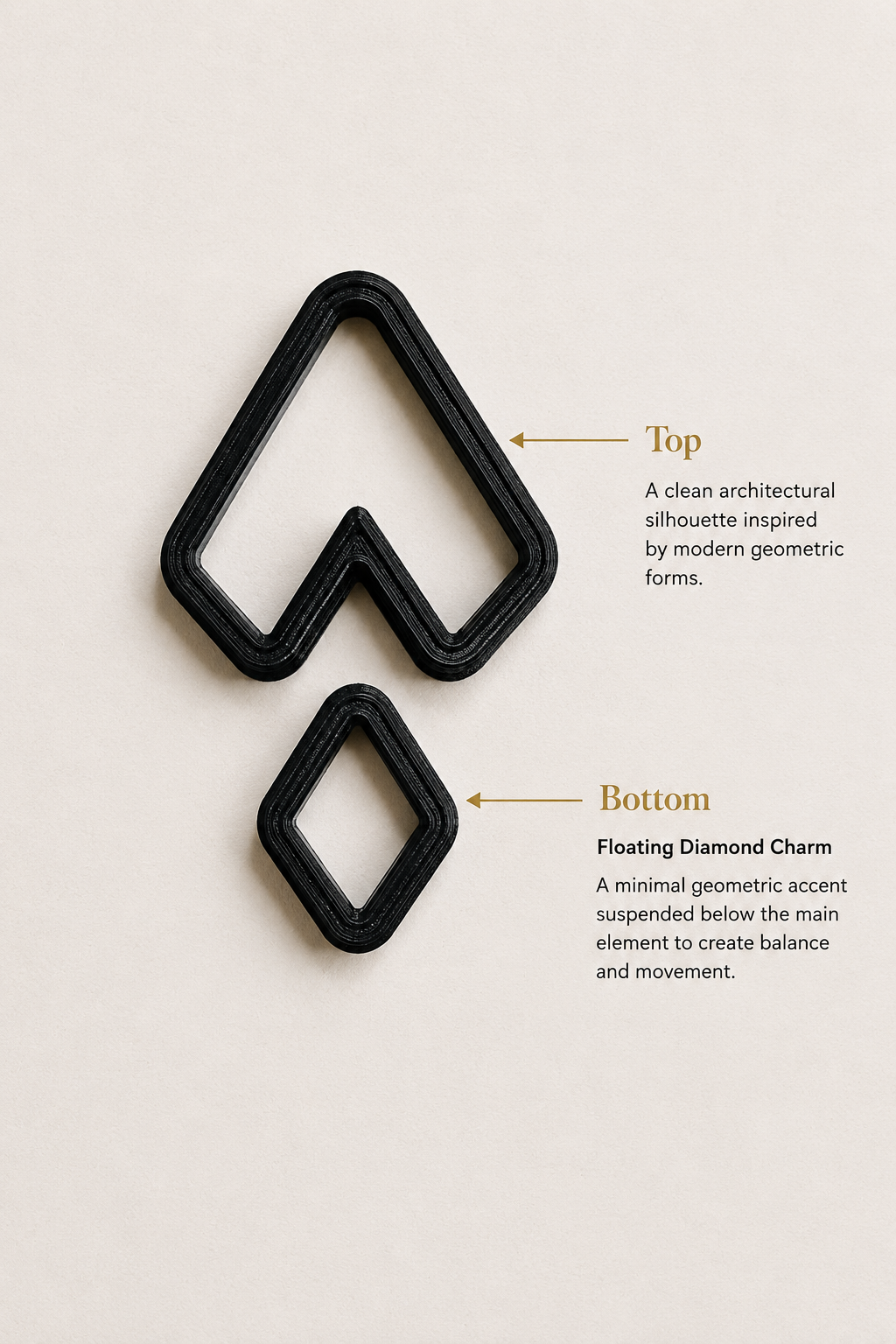 Diamentica Shapes – Geometric Polymer Clay Composition Cutter Set