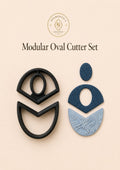 Modular Oval Polymer Clay Cutter Set