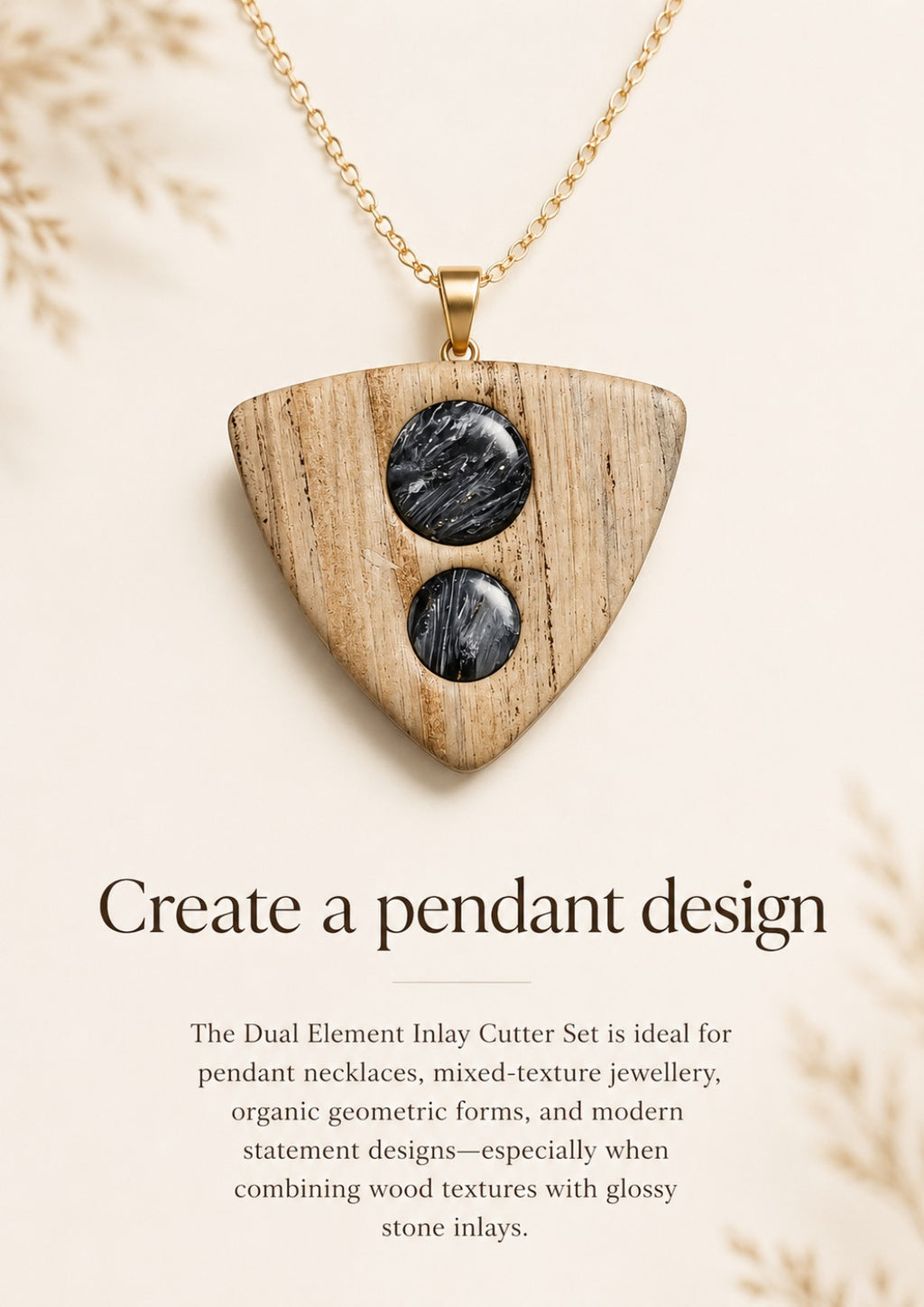 Dual Element Inlay Polymer Clay Cutter Set