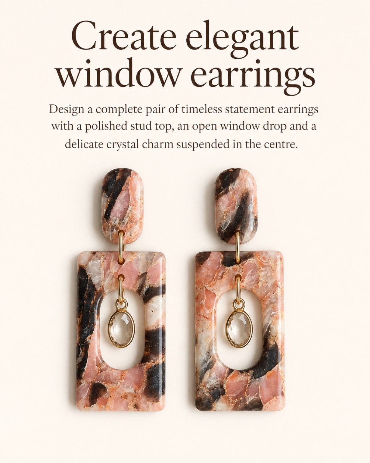 Modern Window Duo Polymer Clay Cutter Set
