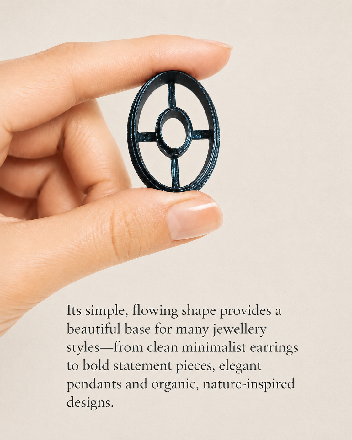 Soft Oval Loop Polymer Clay Cutter
