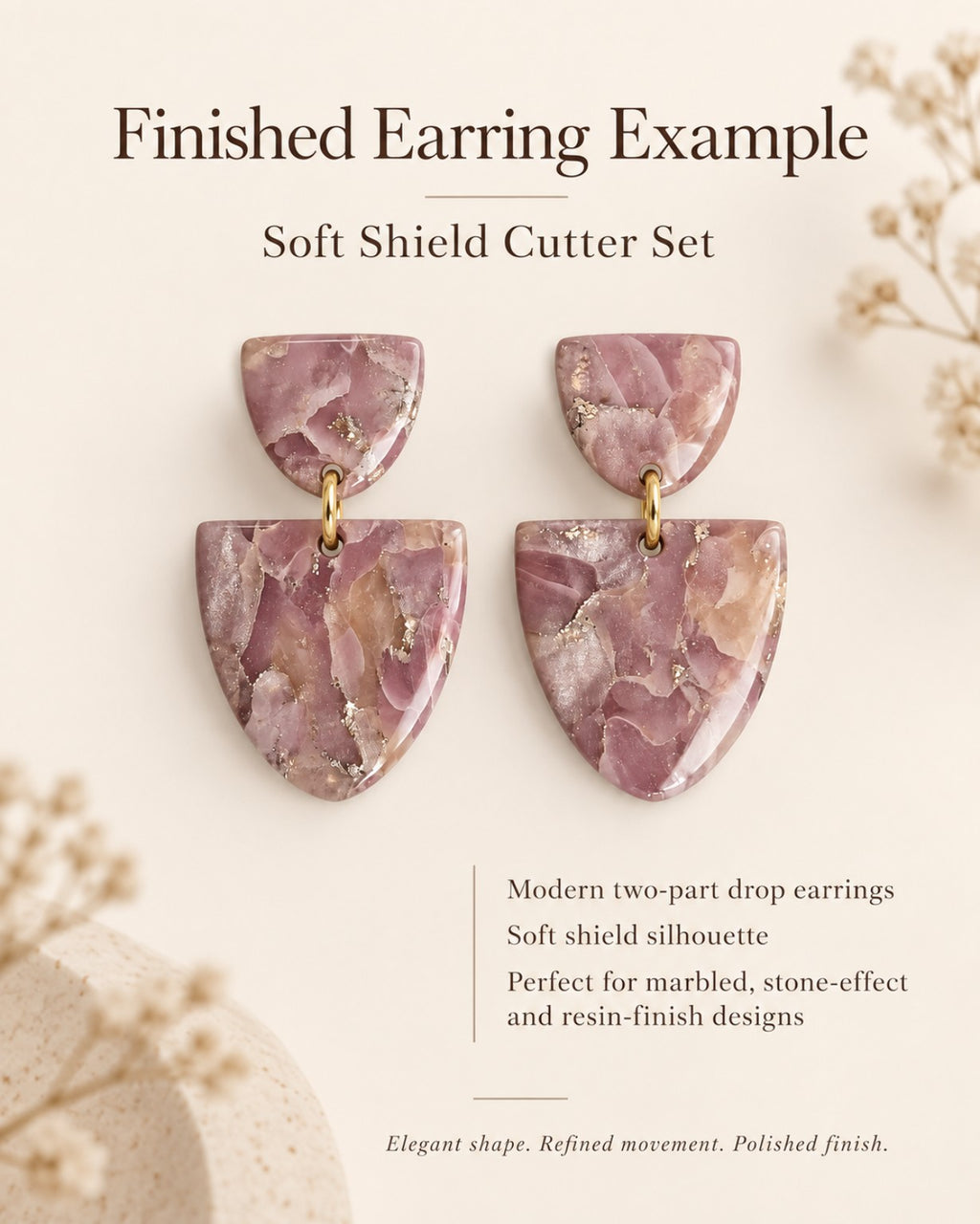 Soft Shield Polymer Clay Cutter Set