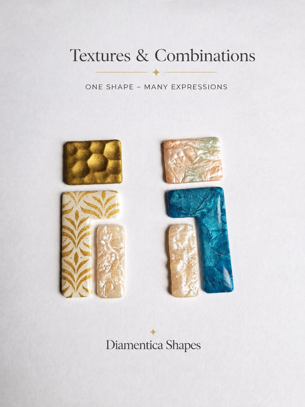Diamentica Shapes – Modular Polymer Clay Cutter Set