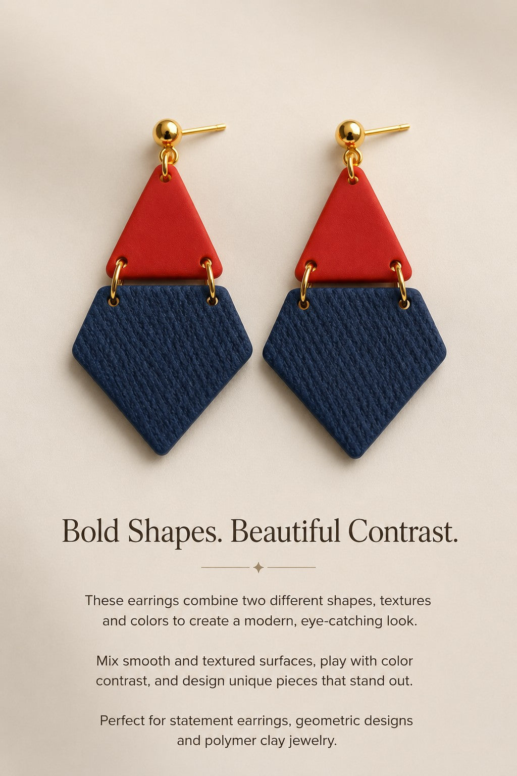 Triangle Duo Polymer Clay Cutter Set