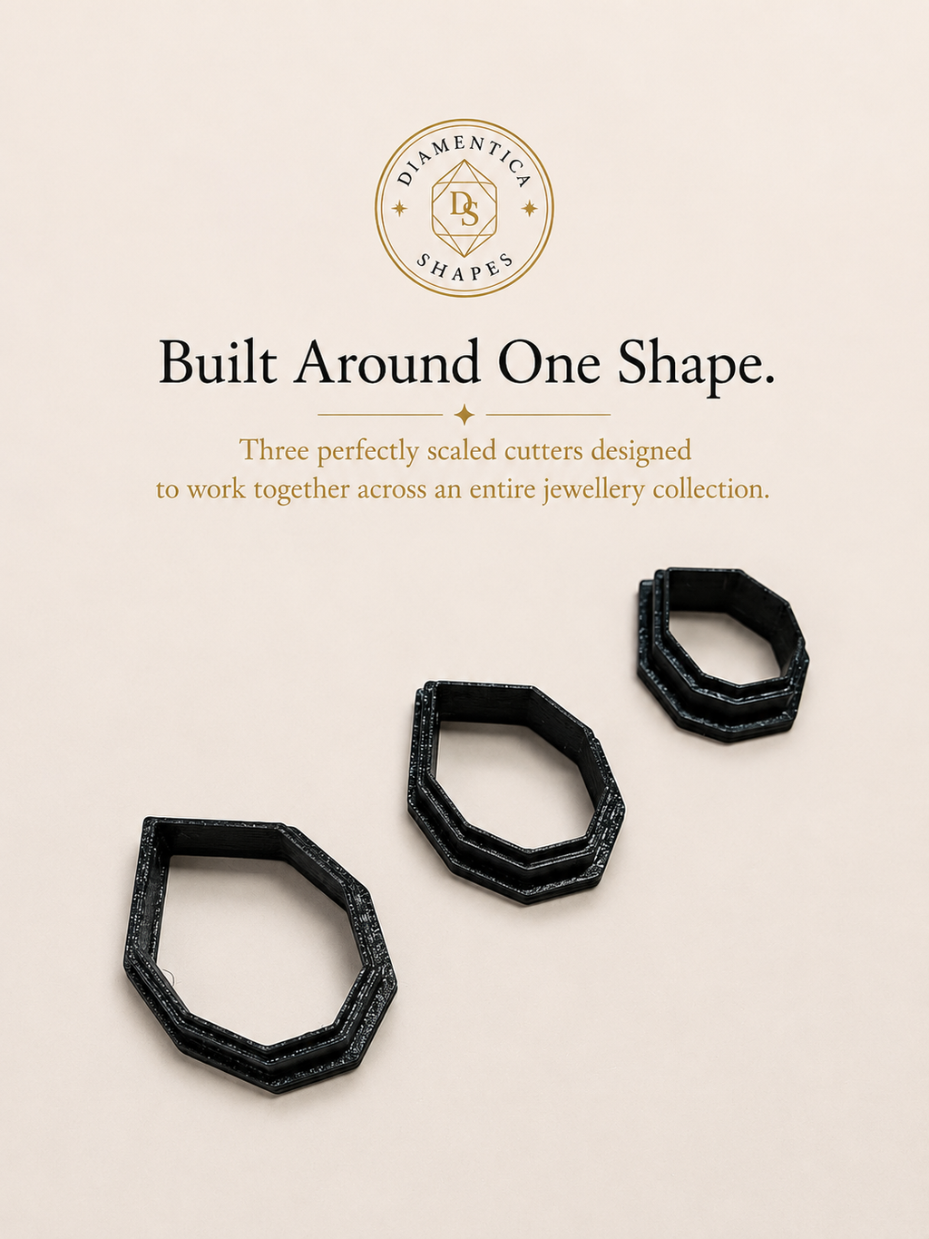 Gem Facet Polymer Clay Cutter Set