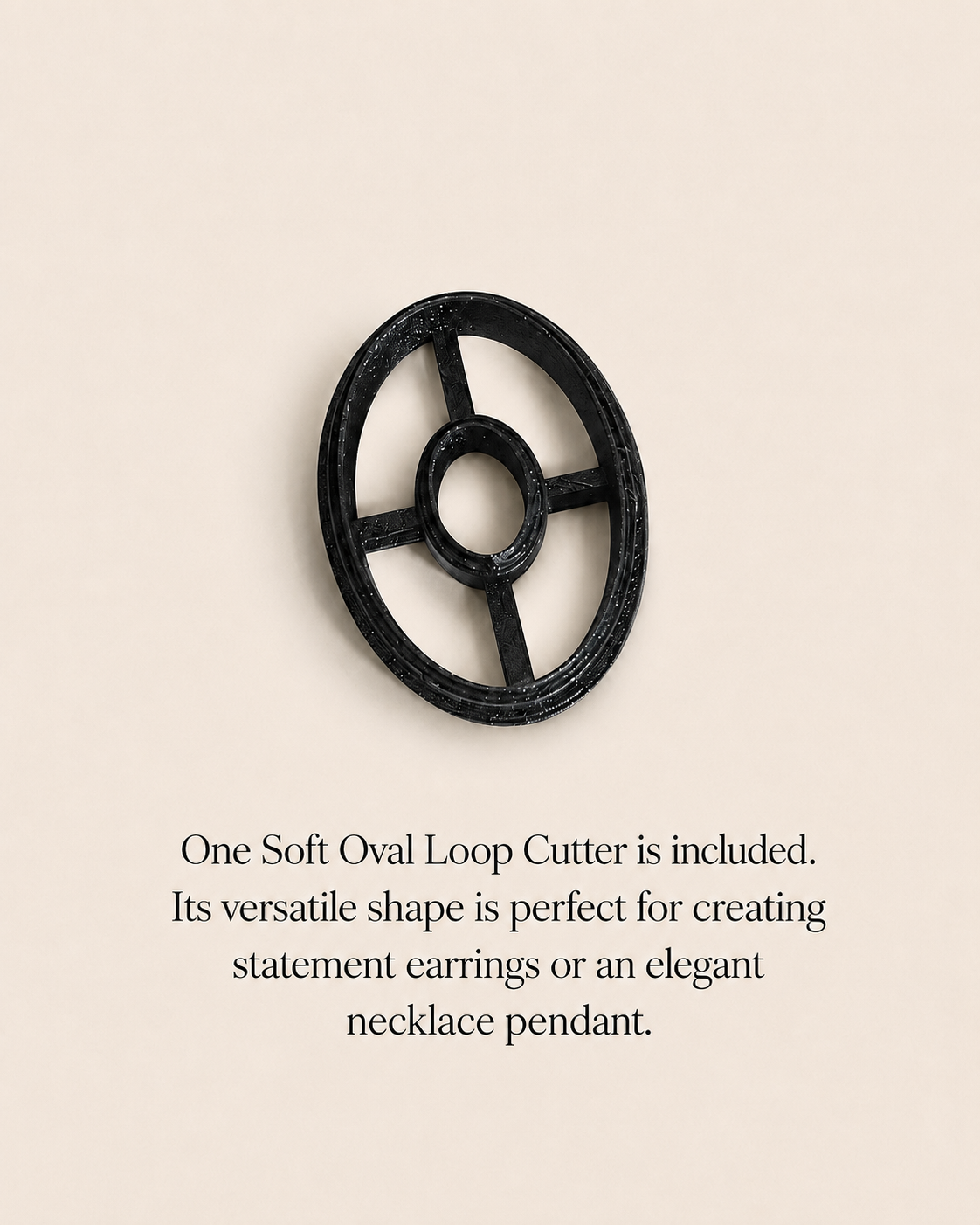 Soft Oval Loop Polymer Clay Cutter