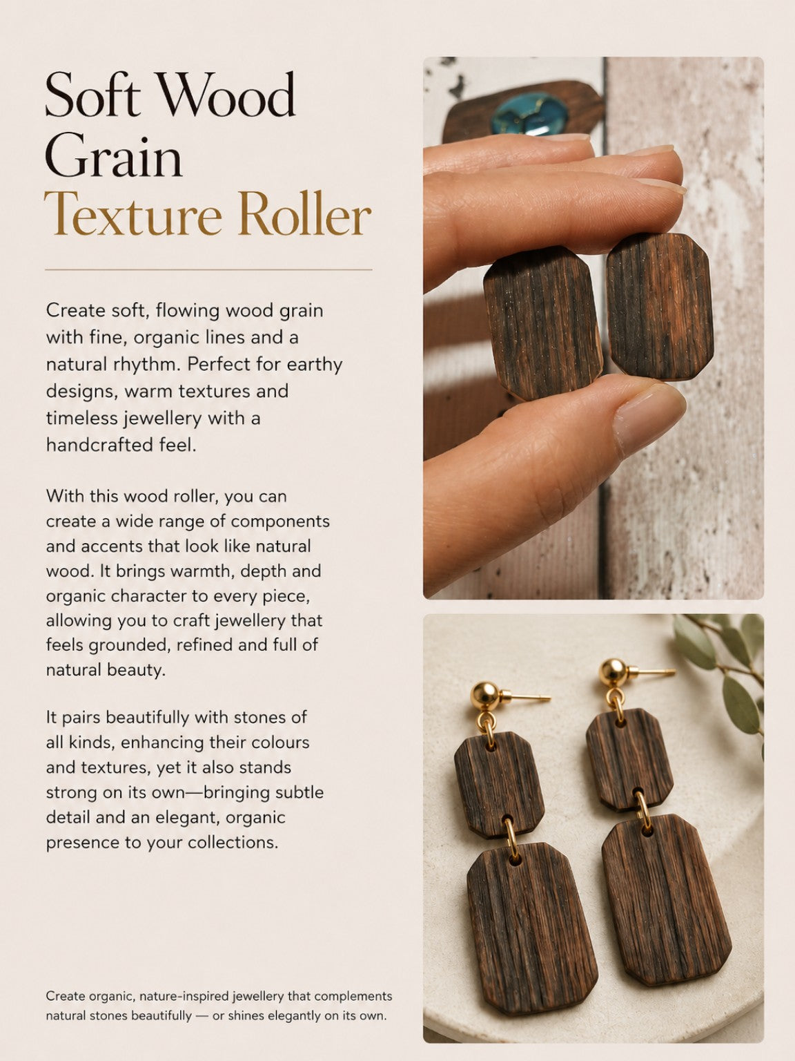 Soft Wood Grain Texture Roller