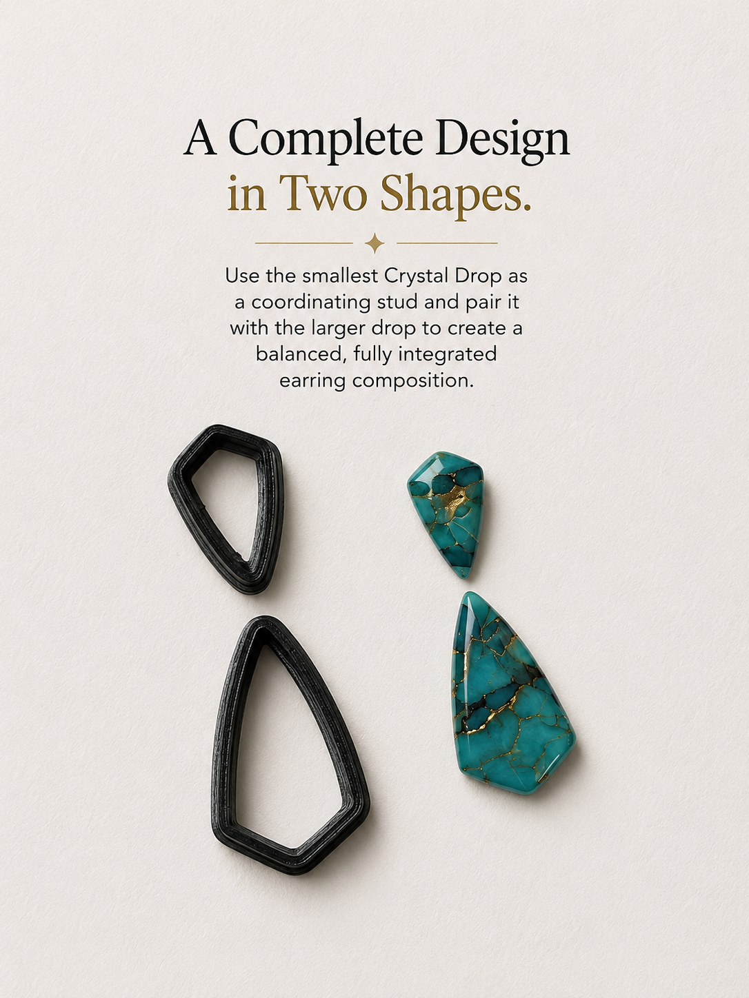 Crystal Drop Polymer Clay Cutter Set