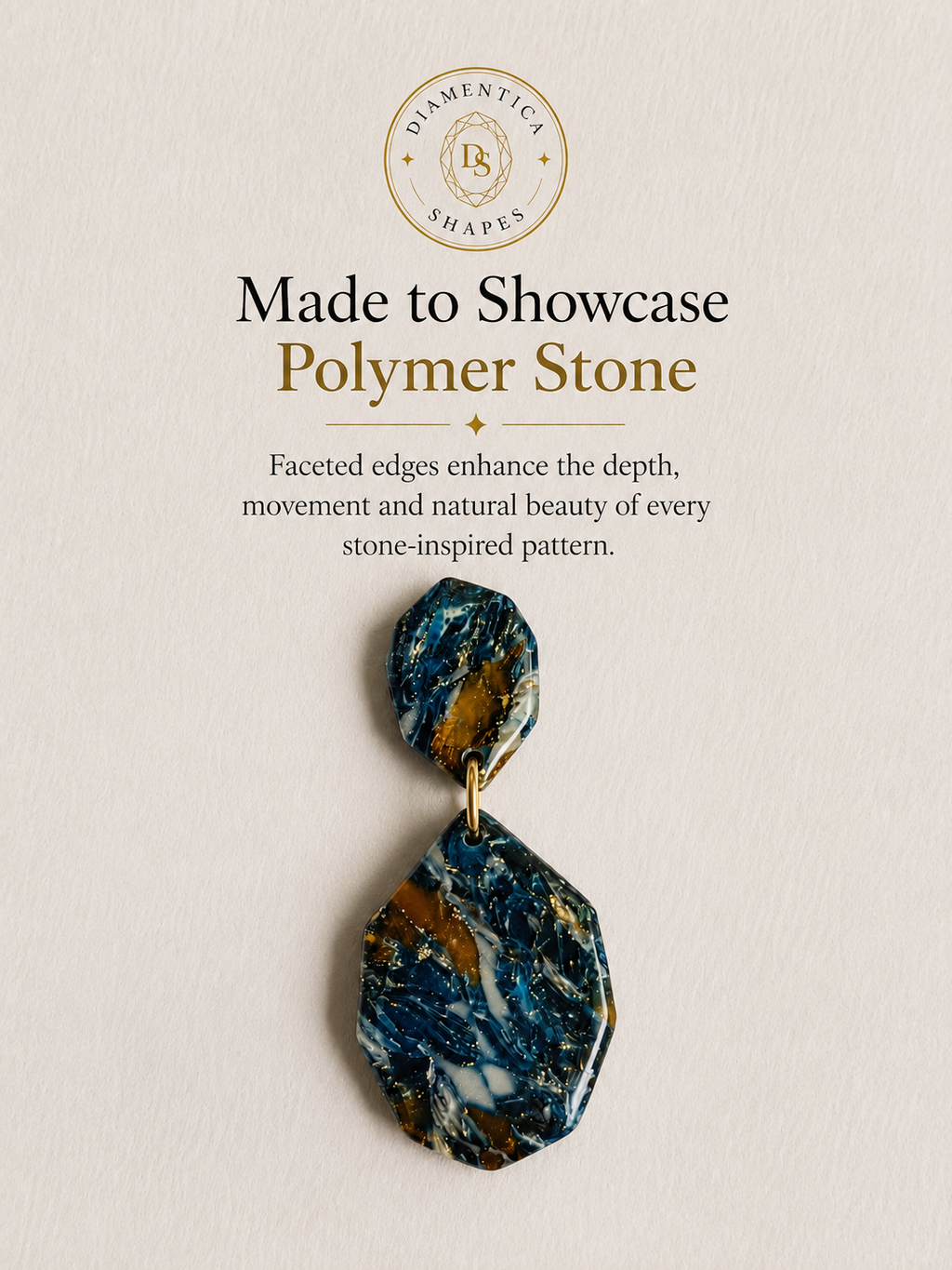 Gem Facet Polymer Clay Cutter Set