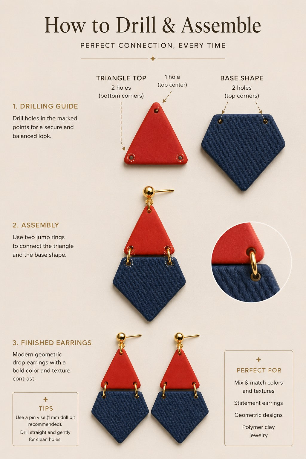 Triangle Duo Polymer Clay Cutter Set