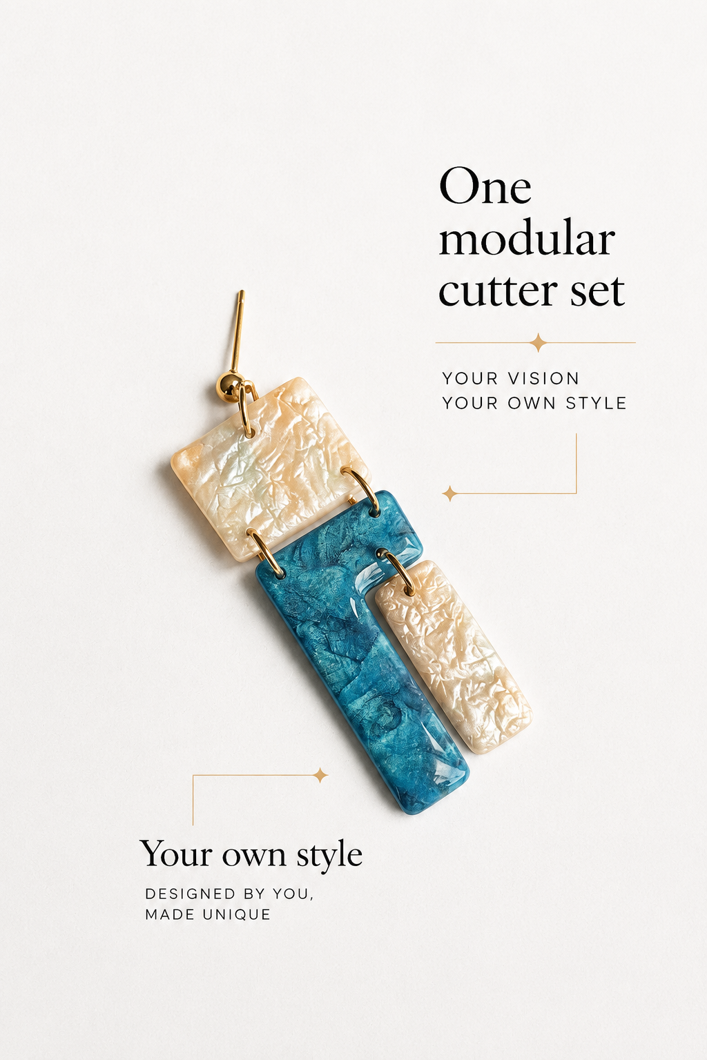 Diamentica Shapes – Modular Polymer Clay Cutter Set